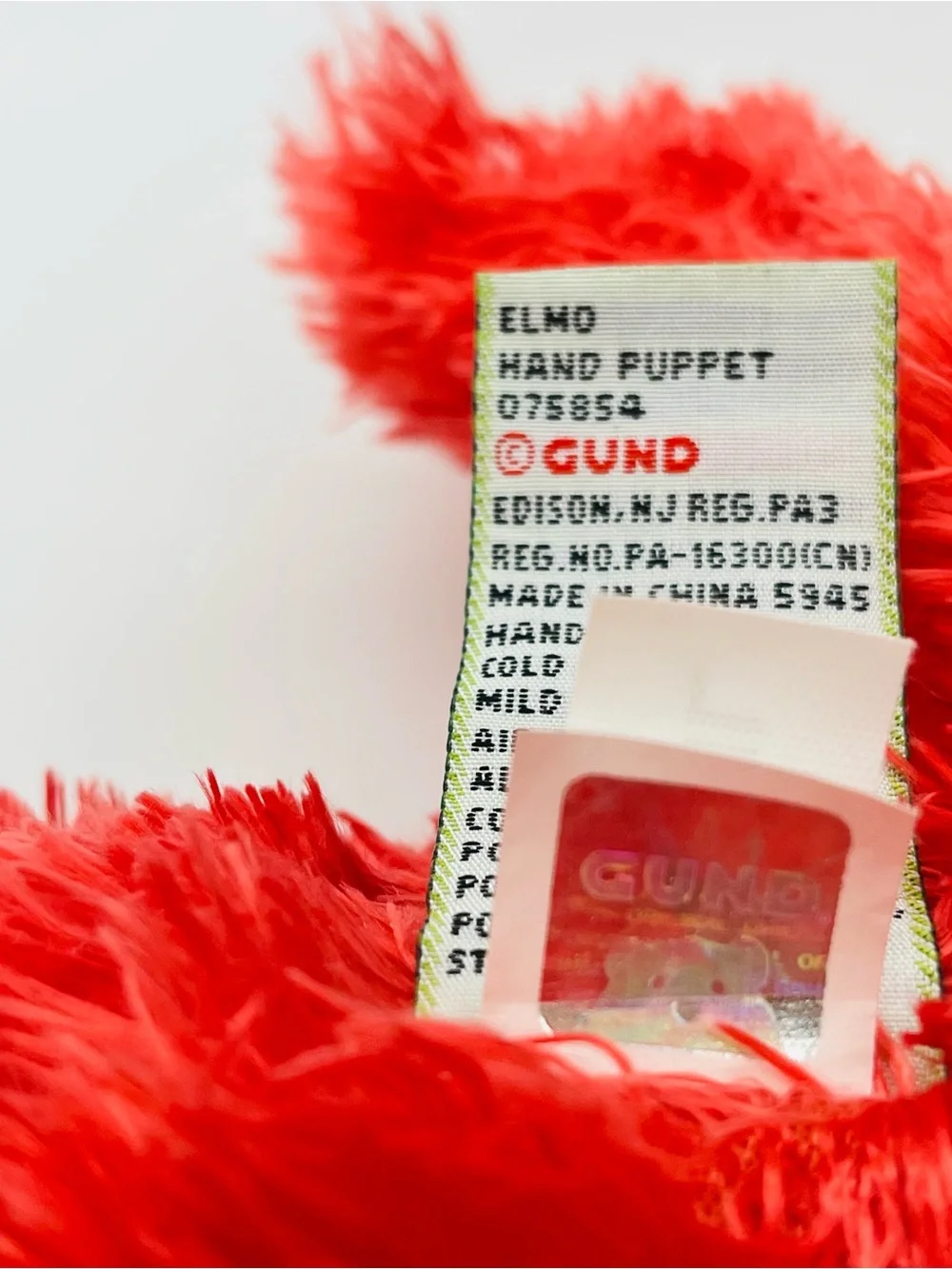 Gund Sesame Street Zoe Ballerina & Elmo Plush Hand Puppets 10”